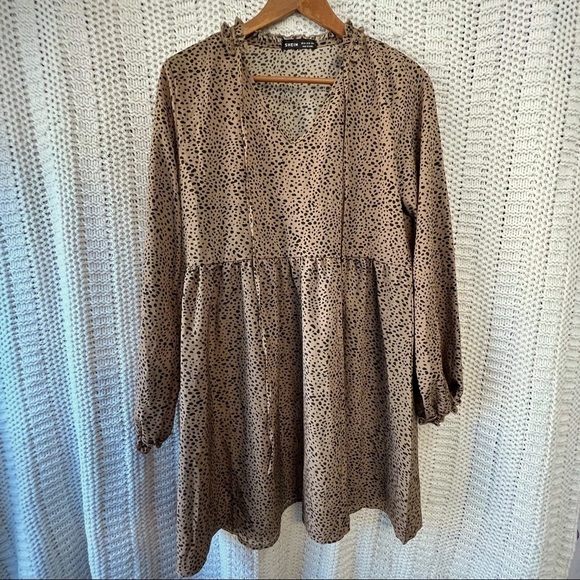 SHEIN Cheetah Print Casual Dress - Picture 1 of 6